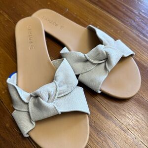 Rothy's Tan Women's Knotted Slide Sandals